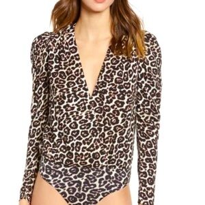AFRM Danna Puff Sleeve Bodysuit